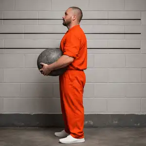Rock deadlift, clean, press and throw